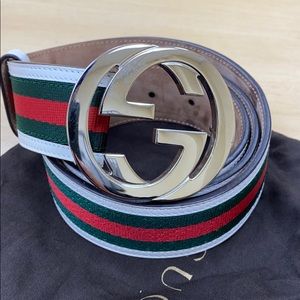 Gucci GG Web Belt